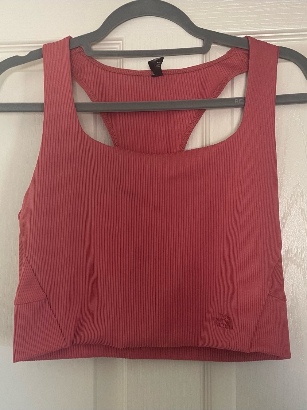 The North Face Dusty Rose Ribbed Racerback Sports Bra